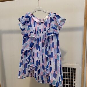 Kate Spade Colorful Ruffled Dress